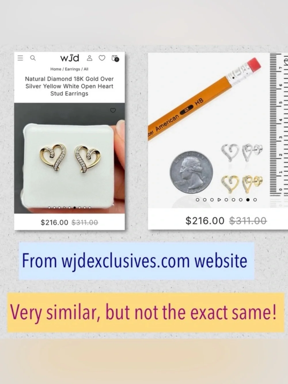 5 pairs of earrings, 1 bracelet, 1 necklace. See descriptions in details. - Picture 11 of 15